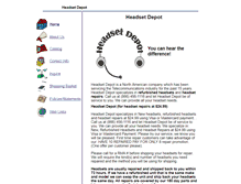 Tablet Screenshot of headsetdepot.com